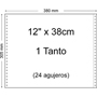 BASIC PAPEL CONTINUO BLANCO 12" x 38cm 1T 2.500-PACK 1238B1